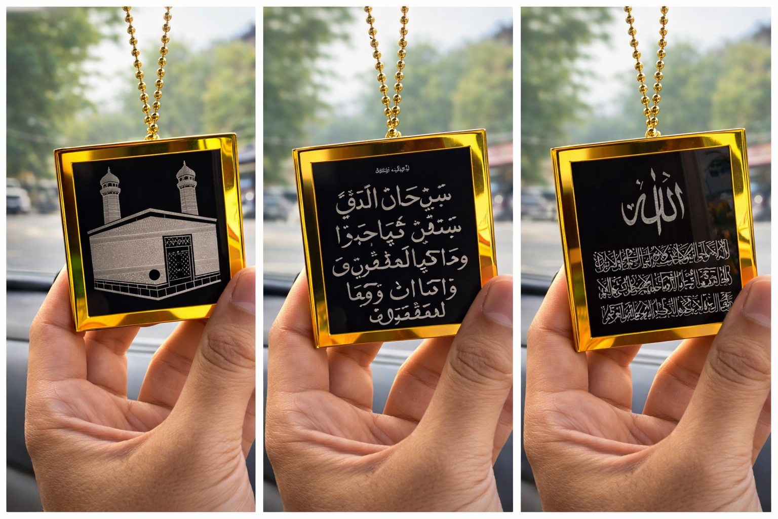 Khana kaaba Shape Car Hanging