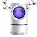 Electric mosquito killer lamp with blue light attracting and trapping mosquitoes