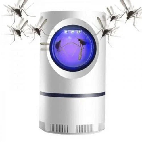 Electric mosquito killer lamp with blue light attracting and trapping mosquitoes